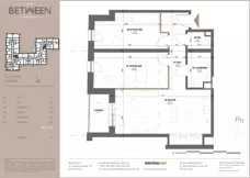 3 pokoje, mieszkanie 66,33 m², piętro 1, oferta nr 10, Between, Łódź, Śródmieście, ul. Dowborczyków 12
