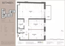 3 pokoje, mieszkanie 72,09 m², piętro 2, oferta nr 16, Between, Łódź, Śródmieście, ul. Dowborczyków 12