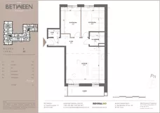 3 pokoje, mieszkanie 77,30 m², piętro 2, oferta nr 84, Between, Łódź, Śródmieście, ul. Dowborczyków 12