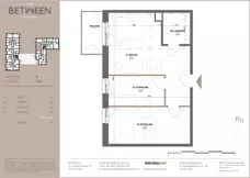3 pokoje, mieszkanie 56,15 m², piętro 5, oferta nr 114, Between, Łódź, Śródmieście, ul. Dowborczyków 12