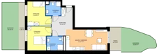 3 pokoje, mieszkanie 70,76 m², parter, oferta nr A2/1, ESSA Kliny, Kraków, Swoszowice, Kliny, ul. Anny Szwed-Śniadowskiej