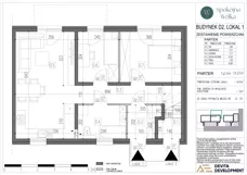 3 pokoje, mieszkanie 54,97 m², parter, oferta nr D2/1, Spokojna Wólka, Wólka Kosowska, ul. Nadrzeczna