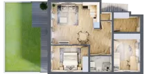 3 pokoje, mieszkanie 62,66 m², parter, oferta nr D5, Sandomierska 165, Kielce, Nowy Folwark, ul. Sandomierska 165