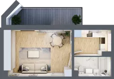 1 pokój, mieszkanie 33,00 m², piętro 2, oferta nr A2.4.2.M20, Nowe Promenady, Wrocław, Kleczków, Psie Pole, ul. Czesława Miłosza