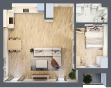 2 pokoje, mieszkanie 52,38 m², piętro 2, oferta nr 5A/M17, Nowa Cegielnia, Gorzów Wielkopolski, Janice, ul. Warszawska 185