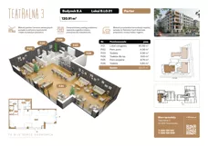 Lokal użytkowy 120,91 m², oferta nr B.LO.01, Teatralna 3 - lokale użytkowe, Sosnowiec, Śródmieście, ul. Teatralna 1