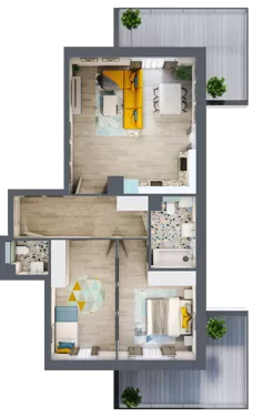 3 pokoje, mieszkanie 67,56 m², piętro 7, oferta nr B30, Kilińskiego, Elbląg, Zatorze, ul. Jana Kilińskiego