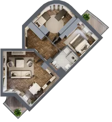 2 pokoje, mieszkanie 59,50 m², parter, oferta nr 37, Osiedle Nove, Ostróda, ul. 1 Dywizji