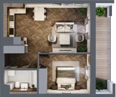 2 pokoje, mieszkanie 47,81 m², parter, oferta nr 3-32, Fromborska, Elbląg, Nad Jarem, ul. Fromborska 2B