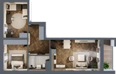 3 pokoje, mieszkanie 63,56 m², parter, oferta nr 3-33, Fromborska, Elbląg, Nad Jarem, ul. Fromborska 2B