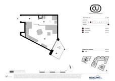 1 pokój, mieszkanie 33,52 m², piętro 1, oferta nr A.1.M05, Cynamonowa Ursynów, Warszawa, Ursynów, Ursynów Centrum, ul. Cynamonowa 23