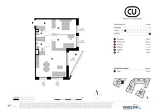3 pokoje, mieszkanie 68,55 m², piętro 1, oferta nr A.1.M07, Cynamonowa Ursynów, Warszawa, Ursynów, Ursynów Centrum, ul. Cynamonowa 23