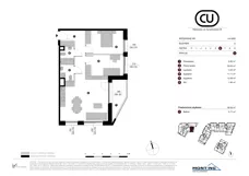 3 pokoje, mieszkanie 68,55 m², piętro 6, oferta nr A.6.M06, Cynamonowa Ursynów, Warszawa, Ursynów, Ursynów Centrum, ul. Cynamonowa 23