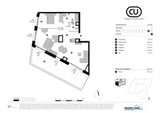 3 pokoje, mieszkanie 65,82 m², piętro 8, oferta nr A.8.M02, Cynamonowa Ursynów, Warszawa, Ursynów, Ursynów Centrum, ul. Cynamonowa 23