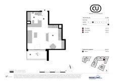 1 pokój, mieszkanie 40,52 m², piętro 2, oferta nr B.2.M06, Cynamonowa Ursynów, Warszawa, Ursynów, Ursynów Centrum, ul. Cynamonowa 23