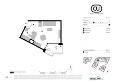 1 pokój, mieszkanie 28,92 m², piętro 2, oferta nr B.2.M12, Cynamonowa Ursynów, Warszawa, Ursynów, Ursynów Centrum, ul. Cynamonowa 23