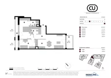 3 pokoje, mieszkanie 69,68 m², piętro 2, oferta nr B.2.M13, Cynamonowa Ursynów, Warszawa, Ursynów, Ursynów Centrum, ul. Cynamonowa 23