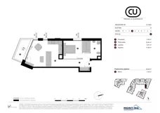 2 pokoje, mieszkanie 48,46 m², piętro 3, oferta nr B.3.M05, Cynamonowa Ursynów, Warszawa, Ursynów, Ursynów Centrum, ul. Cynamonowa 23