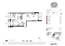 3 pokoje, mieszkanie 78,11 m², piętro 3, oferta nr B.3.M14, Cynamonowa Ursynów, Warszawa, Ursynów, Ursynów Centrum, ul. Cynamonowa 23