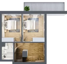 3 pokoje, mieszkanie 66,70 m², piętro 4, oferta nr B1.4.03, Zakamarki, Marki, Aleja Marszałka Józefa Piłsudskiego 102