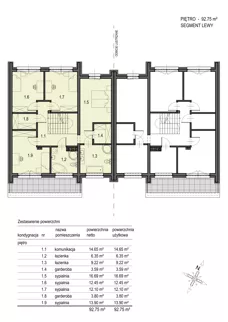 Dom 212,00 m², oferta nr 11A, Domy Dobrzykowice, Dobrzykowice, ul. Chabrowa
