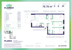 4 pokoje, apartament 78,78 m², parter, oferta nr E-28, Esy Floresy, Warszawa, Mokotów, Mokotów, ul. Cybernetyki 7B