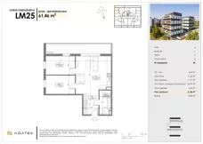 3 pokoje, mieszkanie 84,73 m², piętro 3, oferta nr C25, Osiedle Gwiezdna, Sosnowiec, Zagórze, ul. Gwiezdna 18E