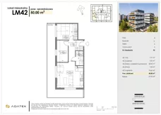 3 pokoje, mieszkanie 50,00 m², piętro 6, oferta nr C42, Osiedle Gwiezdna, Sosnowiec, Zagórze, ul. Gwiezdna 18E