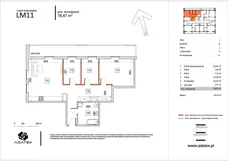 4 pokoje, mieszkanie 78,47 m², piętro 1, oferta nr B11, Osiedle Gwiezdna, Sosnowiec, Zagórze, ul. Gwiezdna 18E
