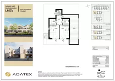 5 pokoi, mieszkanie 136,45 m², piętro 1, oferta nr LM7b, Letnia Przystań, Dąbrowa Górnicza, Marianki, ul. Letnia