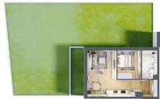 2 pokoje, mieszkanie 47,27 m², parter, oferta nr 1, Nova Radiostacja, Łódź, Śródmieście, ul. Telefoniczna 19 
