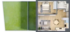 2 pokoje, mieszkanie 42,71 m², parter, oferta nr 4, Nova Radiostacja, Łódź, Śródmieście, ul. Telefoniczna 19 