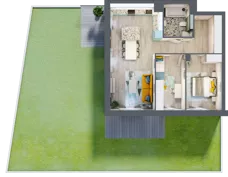 3 pokoje, mieszkanie 68,23 m², parter, oferta nr C.3, Och!Widzew, Łódź, Widzew, ul. Przybyszewskiego 292-300