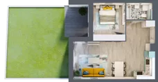 2 pokoje, mieszkanie 49,68 m², piętro 2, oferta nr E.18, Och!Widzew, Łódź, Widzew, ul. Przybyszewskiego 292-300
