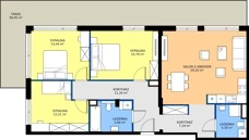 4 pokoje, mieszkanie 99,21 m², piętro 2, oferta nr B2.26, Zdrojowa Park bud. 2, Busko-Zdrój, ul. Prof. W. Grotta