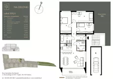 4 pokoje, mieszkanie 96,63 m², parter, oferta nr 20G/1, Na Zielonki, Kraków, Prądnik Biały, ul. Na Zielonki 20