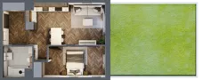 2 pokoje, mieszkanie 43,44 m², parter, oferta nr M11, Punkt Wola, Kraków, Podgórze Duchackie, Wola Duchacka, ul. Trybuny Ludów 15