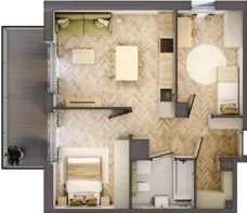 3 pokoje, mieszkanie 50,44 m², piętro 4, oferta nr A.4.29, Nowe Miasto, Krzeszowice, ul. Czatkowice Górne / Majowa