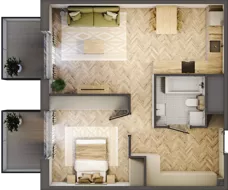 2 pokoje, mieszkanie 53,13 m², piętro 4, oferta nr A.4.30, Nowe Miasto, Krzeszowice, ul. Czatkowice Górne / Majowa