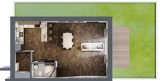 Dom 138,85 m², oferta nr 11, Nova Przylaszczkova, Warszawa, Wawer, Nadwiśle, ul. Przylaszczkowa 54