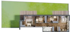 4 pokoje, apartament 69,90 m², parter, oferta nr 2, Rezydencja Wczasowa, Ełk, Szyba, ul. Wczasowa 7