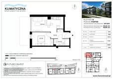 2 pokoje, apartament inwestycyjny 36,89 m², parter, oferta nr B1/8, Apartamenty Klimatyczna, Gdańsk, Wyspa Sobieszewska, ul. Klimatyczna 88