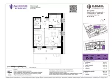 3 pokoje, mieszkanie 54,11 m², parter, oferta nr C-10, Szerokie Residence, Lublin, Szerokie, ul. Kazimiery Litwiniukowej