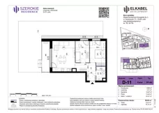 3 pokoje, mieszkanie 59,85 m², parter, oferta nr D-11, Szerokie Residence, Lublin, Szerokie, ul. Kazimiery Litwiniukowej