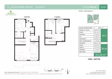 4 pokoje, mieszkanie 102,05 m², parter, oferta nr B3-M1, Osiedle Niezapominajek, Kraków, Zwierzyniec, ul. Niezapominajek