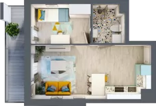 2 pokoje, mieszkanie 35,10 m², piętro 2, oferta nr M15, Nova Leszczyńska, Kielce, Sandomierskie, ul. Leszczyńska 65