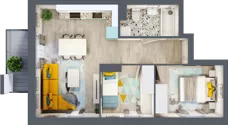 3 pokoje, mieszkanie 47,30 m², piętro 5, oferta nr M38, Nova Leszczyńska, Kielce, Sandomierskie, ul. Leszczyńska 65