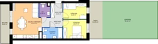 3 pokoje, mieszkanie 60,09 m², piętro 1, oferta nr 68, Strażacka 54G, Rzeszów, Drabinianka, ul. Strażacka 54