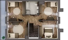 Dom 125,09 m², oferta nr A.1.3, Beskidzka Park, Łódź, Widzew, ul. Beskidzka 129