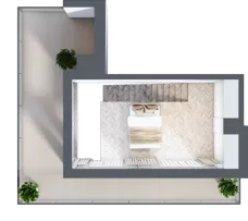 3 pokoje, mieszkanie 70,89 m², piętro 3, oferta nr M15, Aura Orłowo, Gdynia, Orłowo, Kolibki, ul. Aleja Zwycięstwa 193